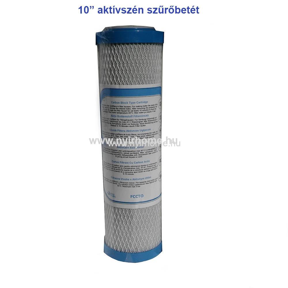10” Tömbösített szénszűrő betét 1 fccto 10