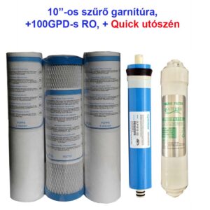 100GPD komplett szűrő garnitura Quick