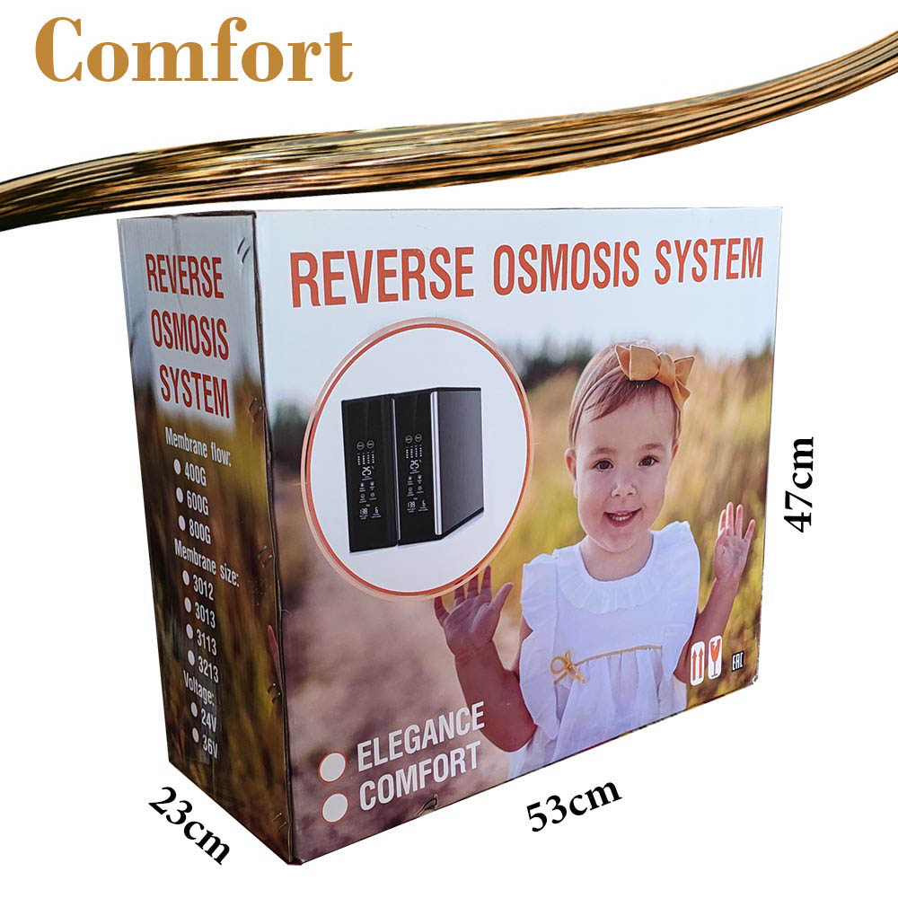 RO 800 Comfort direkt átfolyós víztisztító 3 RO 800 Comfort víztisztító doboz