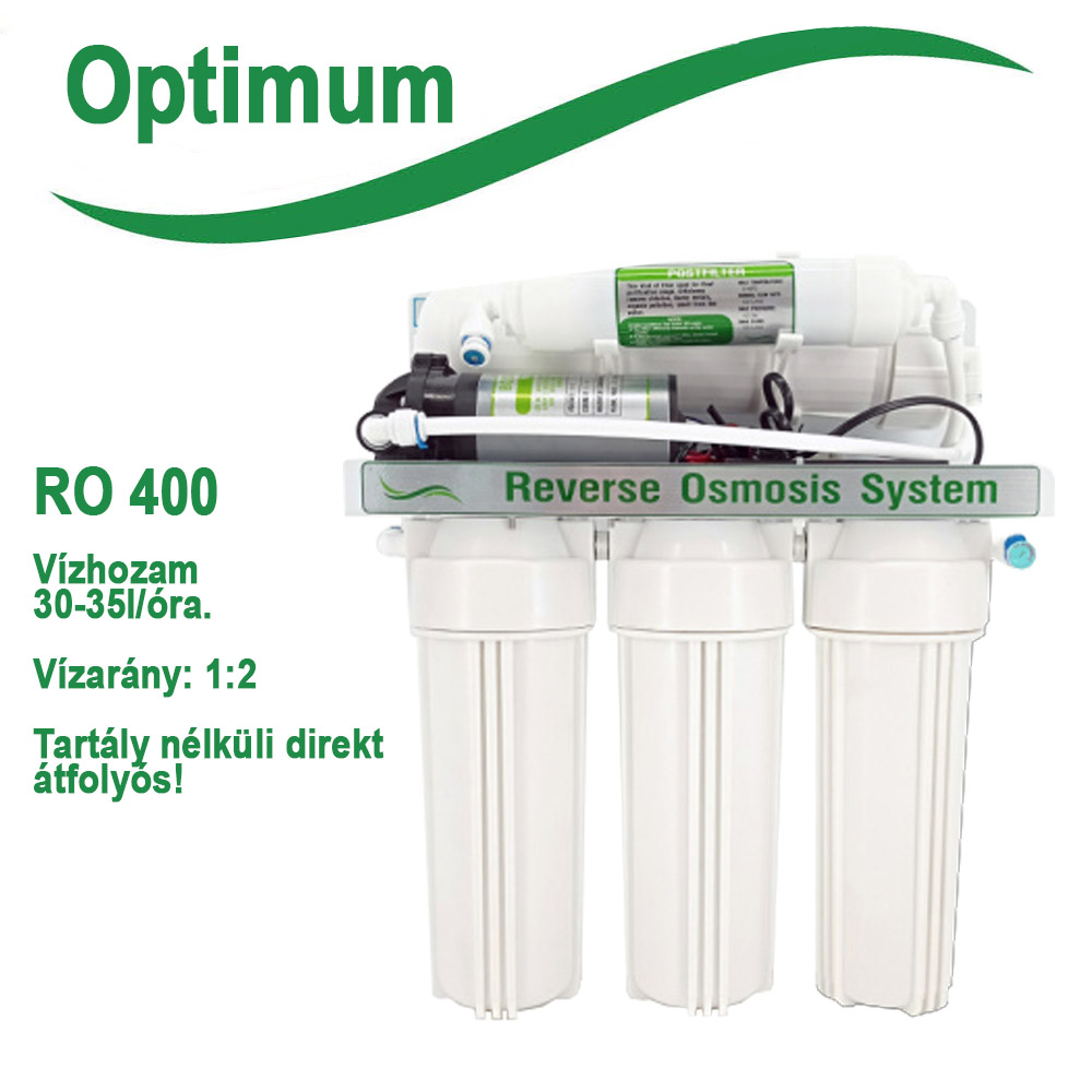 RO 400 Optimum direkt átfolyós víztisztító 1 RO 400 Optimum víztisztító, direkt átfolyós, tartály nélküli